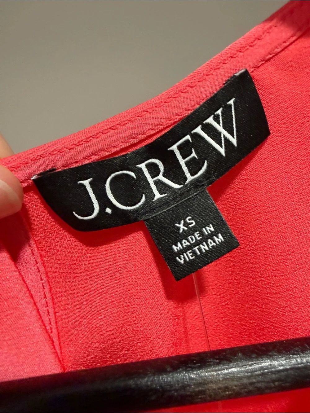 NEW J. Crew Sleeveless shell top in everyday crepe BP574 Brilliant Papaya XS $80